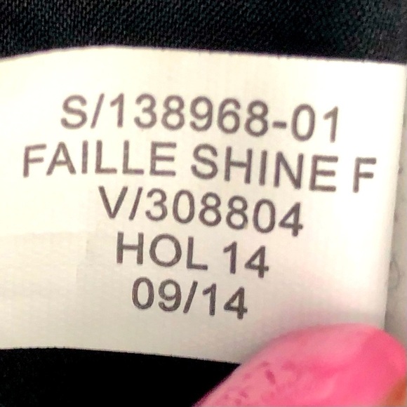 Banana Republic black shine Faille ribbed banded pleated mini skirt 4P - Picture 8 of 11